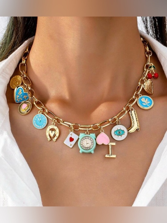 Jewelry - Lucky Girl Charm Necklace